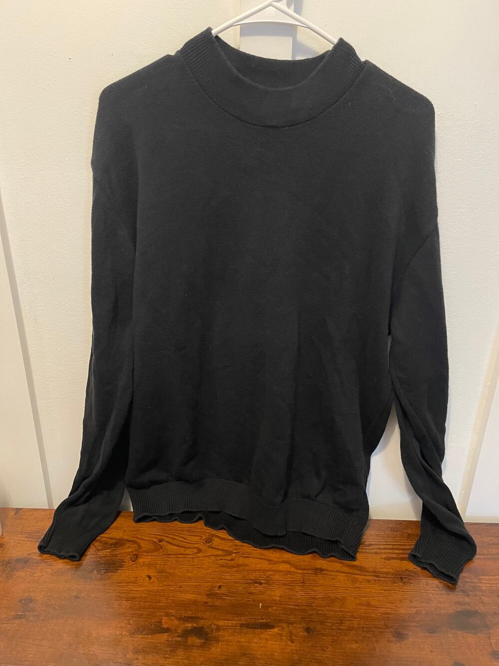 Comfort Knits black sweater unisex size XL